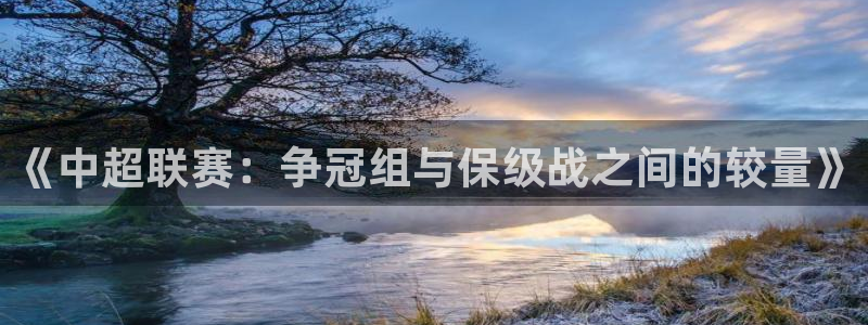《中超联赛：争冠组与保级战之间的较量》