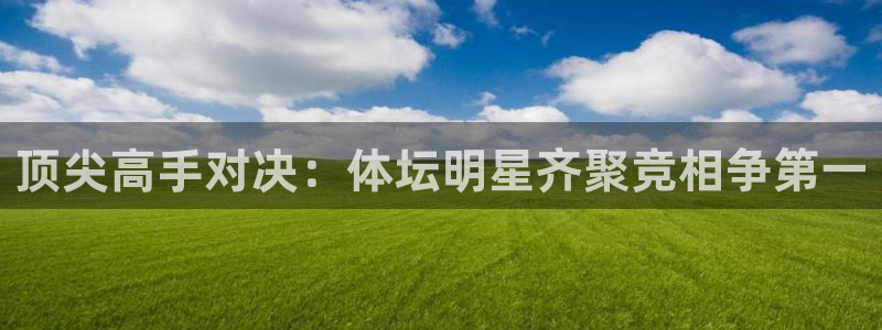 顶尖高手对决：体坛明星齐聚竞相争第一