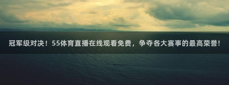 冠军级对决！55体育直播在线观看免费，争夺各大赛事的最高荣誉!