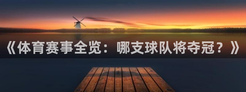 《体育赛事全览：哪支球队将夺冠？》